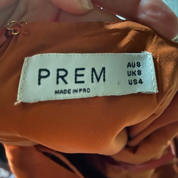 Burnt Orange Formal Gown - Picture 3 of 3